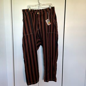 NWT | Big Bud Press Striped Work Pants
